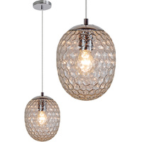 Lampa wisząca sufitowa LORA WHITE transparentna 1x E27 GOLDLUX (Polux)