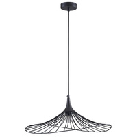 Lampa Sufitowa Wisząca Zwis E27 Czarna Arielle Sanico Goldlux