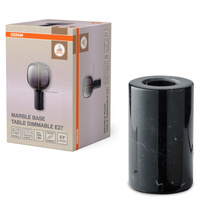 Lampa Stołowa Dekoracyjna Oprawa Oświetleniowa E27 Czarna Ściemnialna Decor Marble Base Table Dim Osram