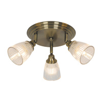 Lampa Sufitowa Punktowa Reflektor Spot 3x E14 Brązowy Klasyczny Martha 5016 Rabalux