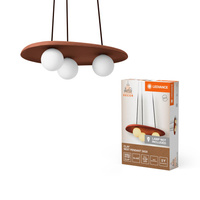 Lampa Sufitowa Wisząca Dekoracyjna G9 Brązowy Gliniana Decor Ledvance