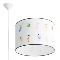 Lampa Sufitowa Wisząca Zwis E27 Żyrandol Owalna Wielokolorowa Nowoczesna Wróżki Sollux