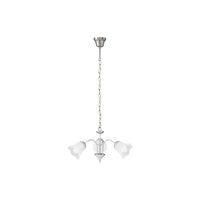 Lampa Sufitowa Wisząca Żyrandol 3x E14 Chrom Klasyczny Rafaella 7243 Rabalux