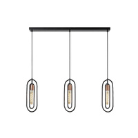 Lampa Wisząca Sufitowa E27 Czarny Matowy Nowoczesny Rovier Rabalux