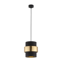 Lampa Wisząca Sufitowa CALISTO Zwis Czarno-Złota Nowoczesna E27 4377 TK Lighting