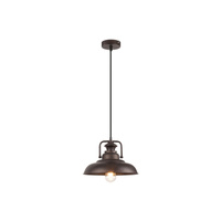 Lampa Wisząca Sufitowa Zwis E27 Brązowy Industrialny Kyle Rabalux
