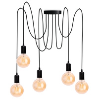 Lampa wisząca sufitowa ARANE PAJĄK 5 ramion do LED 5x E27 LUMILED