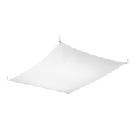 Lampa Sufitowa Oprawa Natynkowa 6x G13 Plafon Prostokątna Biała Minimalistyczna Luna Sollux