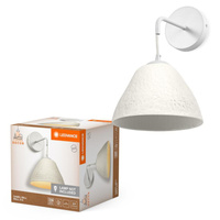 Lampa Ścienna Dekoracyjna Kinkiet Oprawa Natynkowa E14 Biały Decor Ledvance