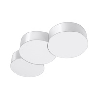 Lampa Sufitowa Oprawa Natynkowa 6x E27 Plafon Okrągła Biała Nowoczesna Circle Sollux