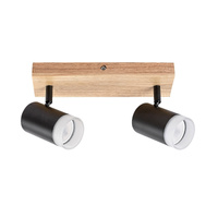 Lampa Sufitowa Oprawa Halogenowa Punktowa Reflektor Spot GU10 Brązowy Skandynawski Toras Rabalux