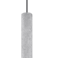 Lampa Sufitowa Wisząca Zwis GU10 Tubularna Szara Industrialna Luvo Sollux