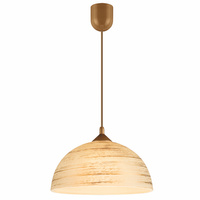 Lampa Wisząca Sufitowa MARCY E27 Złota Brązowa LM-1.1/3 Lamkur