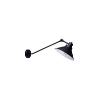 Kinkiet Ścienny Lampa Natynkowa E27 Czarna Industrialny TECHNO 9145 Nowodvorski