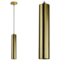 Lampa Wisząca Sufitowa NAPOLI 1x GU10 Zwis Złota GOLDLUX (Polux)