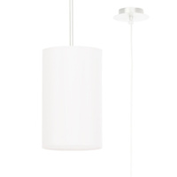 Lampa Sufitowa LED Wisząca OTTO E27 Żyrandol 15cm Biała SOLLUX