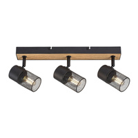 Lampa Sufitowa Punktowa Reflektor Spot 3x E14 Brązowy Industrialny Metta 71153 Rabalux