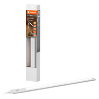 Lampka LED Podszafkowa Listwa 10W 470lm 3000K Ciepła z Czujnikiem Ruchu Biały Cabinet Ledvance