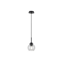 Lampa Wisząca Sufitowa Łazienkowa E27 IP44 Czarny Nowoczesny Tirina Rabalux