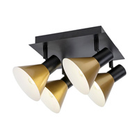 Lampa Sufitowa Punktowa Reflektor Spot E14 Czarny Nowoczesny Alvaro Rabalux