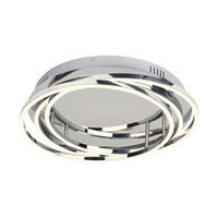 Lampa Sufitowa LED Natynkowa 40W 3200lm 4000K Ściemnialna Chrom Nowoczesny Selena Rabalux