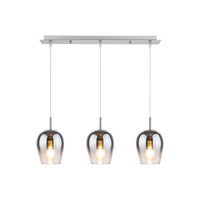 Lampa wisząca sufitowa 3x E27 Chrom Nowoczesny Petunia Rabalux