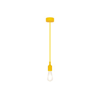 Lampa Wisząca Sufitowa Zwis E27 Żółty Industrialny Roxy Rabalux