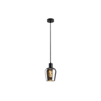 Lampa Wisząca Sufitowa Zwis E27 Czarny Vintage Florian Rabalux