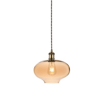 Lampa Wisząca Oprawa E27 Szklany klosz bursztynowy VT-7290 V-TAC