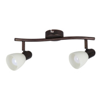 Lampa Sufitowa Punktowa Reflektor Spot 2x E14 Brązowy Klasyczny Soma 6592 Rabalux