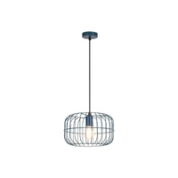 Lampa Wisząca Sufitowa Zwis E27 Niebieski Industrialny Xenia Rabalux