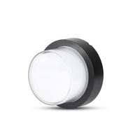 Kinkiet ścienny LED 12W 3000K IP65 Czarny Okrągły VT-828 V-TAC