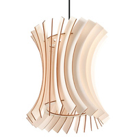 Lampa Sufitowa Wisząca Zwis E27 Tubularna Brązowa Skandynawska Oriana Sollux