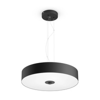 Lampa Sufitowa Wisząca FAIR Czarna 25W CCT RGB Góra Dół PHILIPS HUE Bluetooth Zigbee + Przełącznik Dimmer Switch
