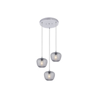 Lampa Wisząca Sufitowa E27 Chrom Nowoczesny Monet Rabalux