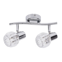 Lampa Sufitowa Punktowa Reflektor Spot 2x E14 Chrom Nowoczesny Lauren 6092 Rabalux
