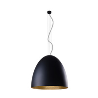 Lampa Sufitowa Wisząca 7x E27 Czarna Nowoczesna EGG XL 9026 Nowodvorski