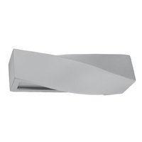 Lampa Ścienna Kinkiet E27 Prostokątna Szara Nowoczesna Sigma Sollux