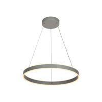 Lampa Wisząca Sufitowa LED 36W 1800lm 3000-6000K CCT Pilot Ściemnialna Szary Minimalistyczny Othello Rabalux