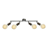 Lampa Sufitowa Punktowa Reflektor Spot E27 Złoty Industrialny Fidel Rabalux