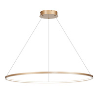 Lampa Wisząca Sufitowa Saturno Złota 57W LED Milagro