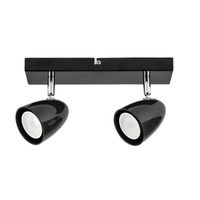 Lampa Sufitowa SPOT Reflektor 2x GU10 Czarny Nowoczesny Perico Rabalux