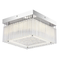 Lampa Sufitowa LED Natynkowa 18W 1550lm 4000K Chrom Nowoczesny Marcella Rabalux