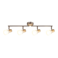 Lampa Sufitowa Punktowa Reflektor Spot 4x E14 Chrom Skandynawski Gavin 6489 Rabalux