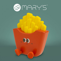 Lampka Nocna Dziecięca LED 0.6W 1700K Ciepła Akumulatorowa 1200mAh czerwony|Żółta FRYTKI MARY'S
