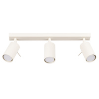 Lampa Sufitowa Reflektor Tuba Spot 3x GU10 Beżowa Ring Bittersweet Shimmer SL.1496 Sollux