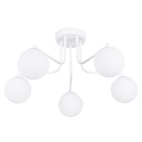Lampa Wisząca Sufitowa Żyrandol 5x G9 Biała Astral French Sky SL.1660 Sollux