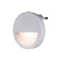 Lampka Nocna Dziecięca Do Kontaktu 0.5W 5lm 3000K z Czujnikiem Zmierzchu Biały Industrialny Pumpkin Rabalux