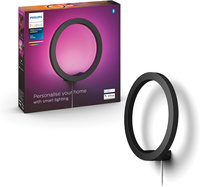 Lampa Ścienna Kinkiet LED 20W 1400lm IP20 White and Color Ambiance RGB + TW Czarna Inteligentna SMART Zigbee Bluetooth Sana Philips HUE