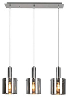 Lampa Wisząca Sufitowa Zwis 3x E27 Szary Donati Rabalux